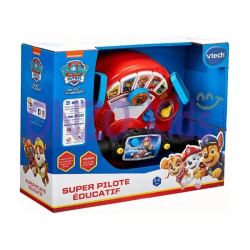 Jouet Pat Patrouille guidon Super Pilote intéractif pour enfant | VTech