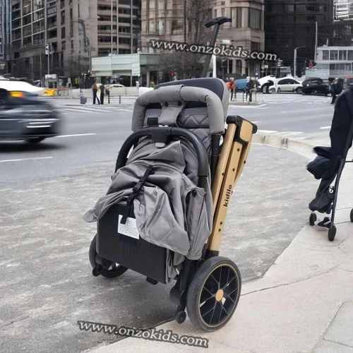 Poussette de valise compacte de luxe -Kidilo