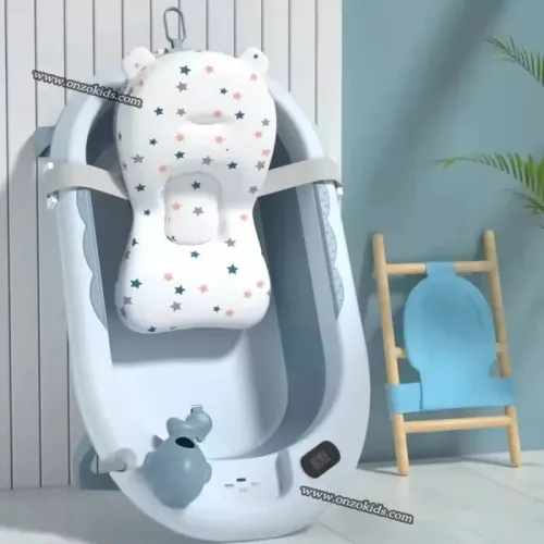 Baignoire pliable avec coussin réducteur confortable