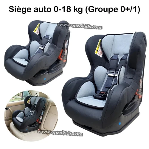 Siège auto Bébé 0-18 kg BabySafe (Groupe 0+/1)