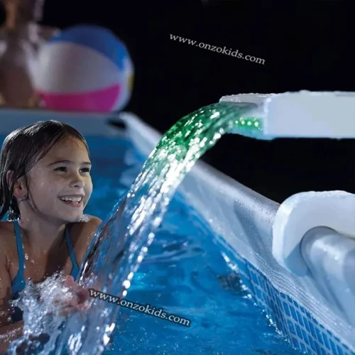 Fontaine à LED multicolore pour piscine Modèle Cascade-INTEX