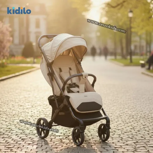 Poussette compacte valise avec Cache Pied de luxe - Kidilo
