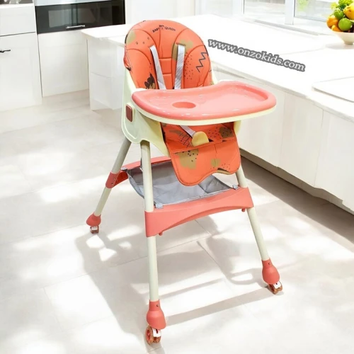 Chaise haute réglable au 02 niveaux pour bébé - Cake