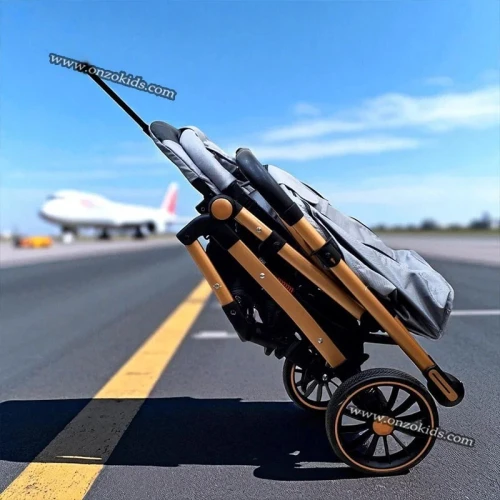 Poussette compacte valise réversible de luxe Vidalia Bronze - Popypapa