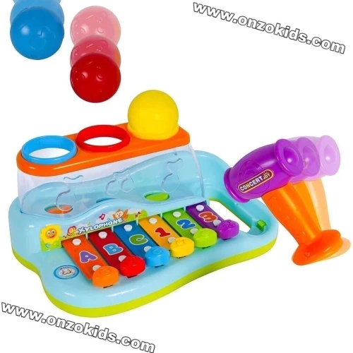 Jouet éducatif musical en forme de xylophone - Hola