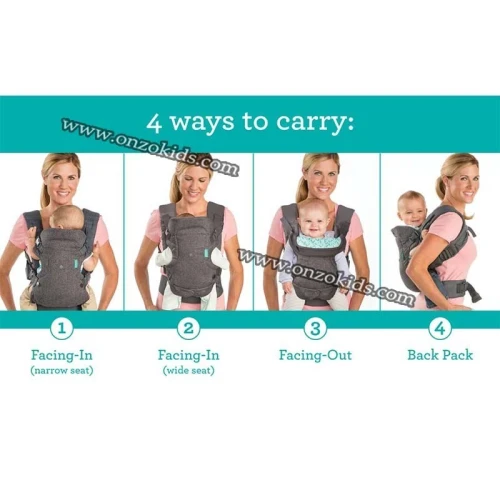 Porte bébé, Kangourou convertible 4en1 Flip Advanced - Infantino