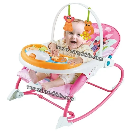 Transat, chaise à manger 3 in 1 vibrant et musical