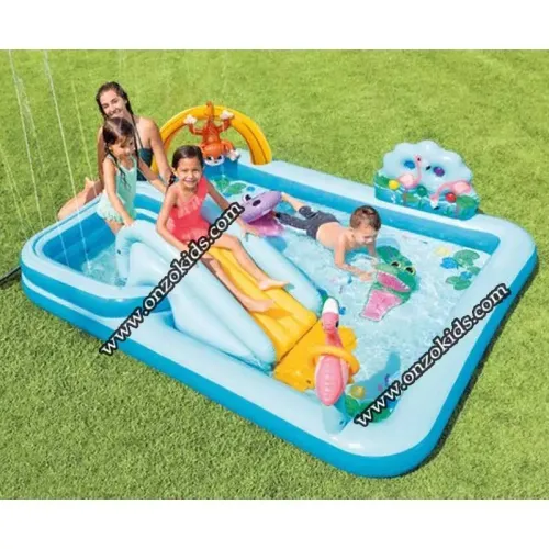Piscine de jeu Jungle Adventure  244x198x71cm Intex