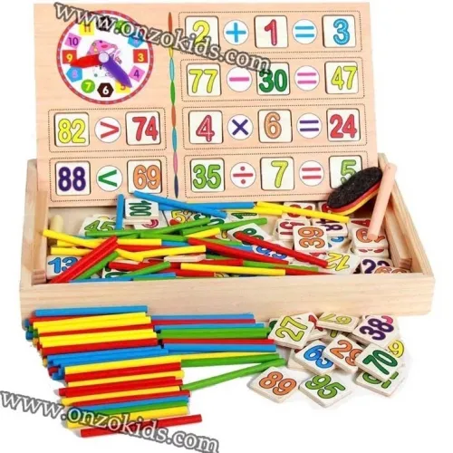  Jouet éducatif Tableau daides pédagogiques multifonctionnel