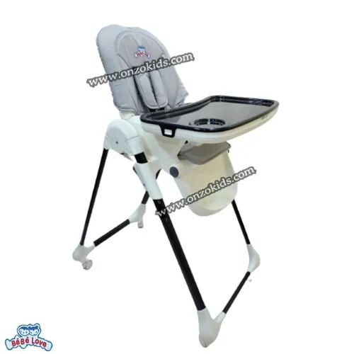 Chaise haute réglable au 07 niveaux avec roulettes pour bébé | Bébé love