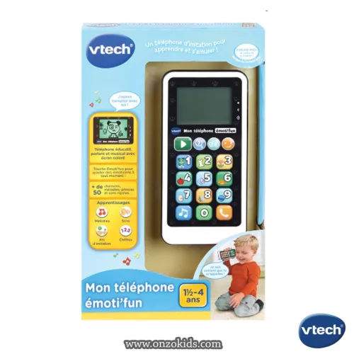 Mon téléphone émoti'fun - téléphone d'imitation -Vtech