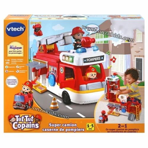 Tut Tut Copains – Super camion caserne de pompiers  vtech