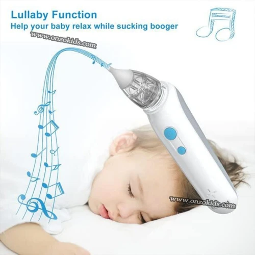 Mouche Nez, Aspirateur Nasal Électrique Rechargeable avec Fonction Musicale pour Bébé