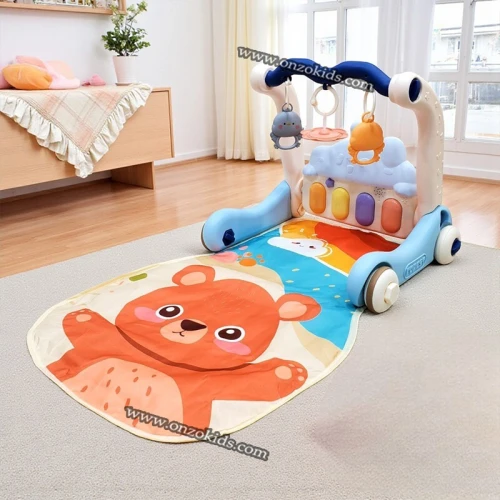 Tapis d'éveil, Trotteur avec piano 3en1