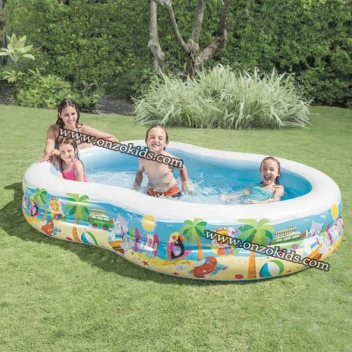 Piscine Familiale Paradise Gonflable 262 x 160 x 46 cm - INTEX