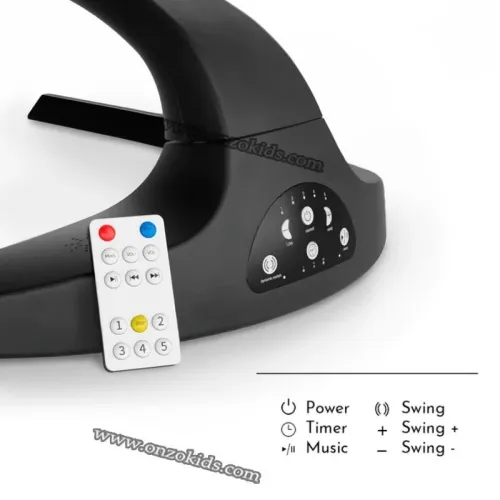 Balancelle électrique avec Bluetooth Rotation 360 Kidilo