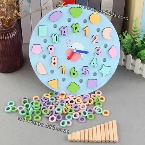 jeux educatif Horloge numérique pour apprendre les chiffres