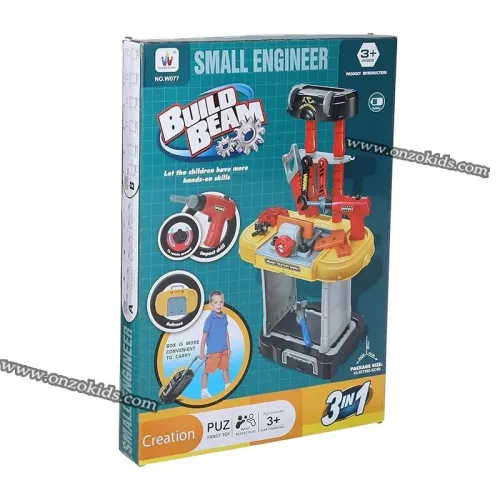 Build Beam 3 in 1 Small Engineer Toy for Kids