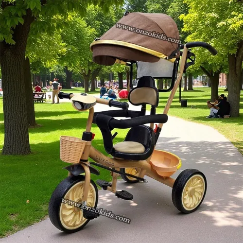 tricycle, vélo poussette 3en1 de luxe pour enfant