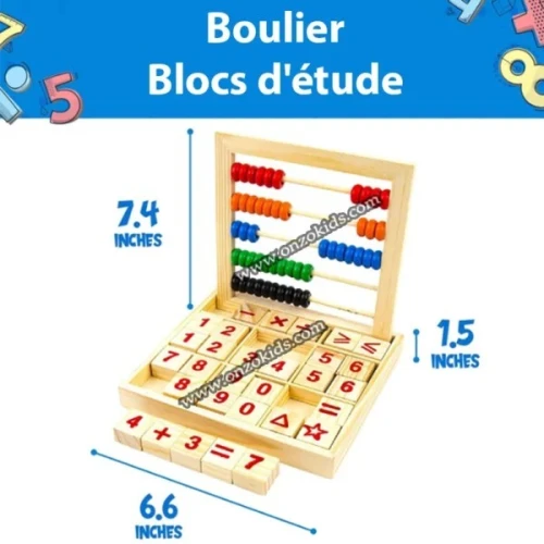 jeux éducatif Boulier de jouets mathématiques pour enfants  TOYSERY