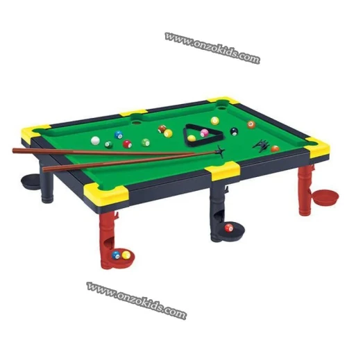 Mini jeu de billard en plastique pour enfants