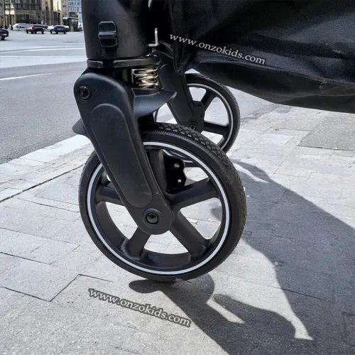 Poussette Compacte avec couvre jambe | kidilo