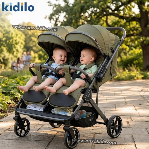 Poussette Réversible Pour Jumeaux - Kidilo
