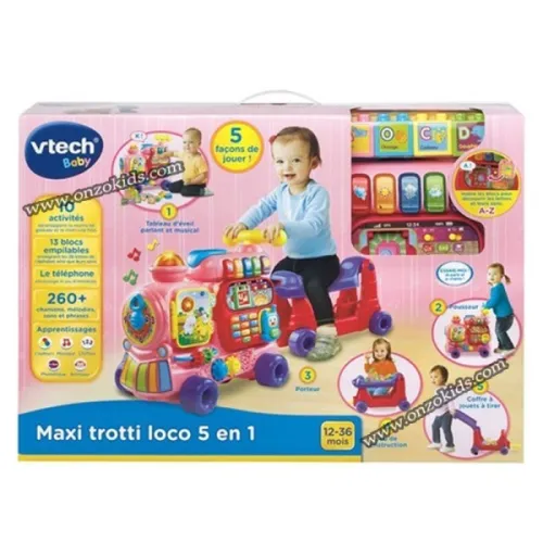 Trotteur Maxi trotti loco 5en 1 pour enfant | Vtech
