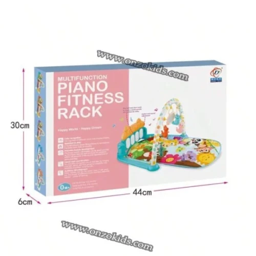 Tapis d'éveil avec piano et jouets pour bébé