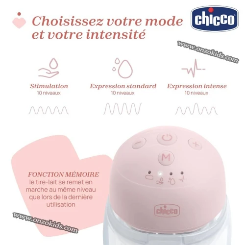 Tire Lait Electrique Main Libre Double Pompe - Chicco