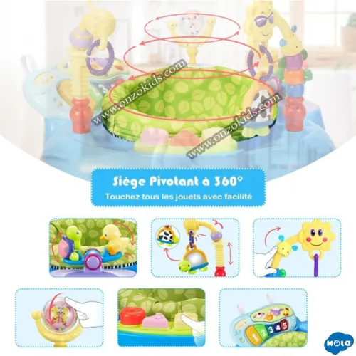 Trotteur musical évolutif 2 en 1 pour bébé - Hola