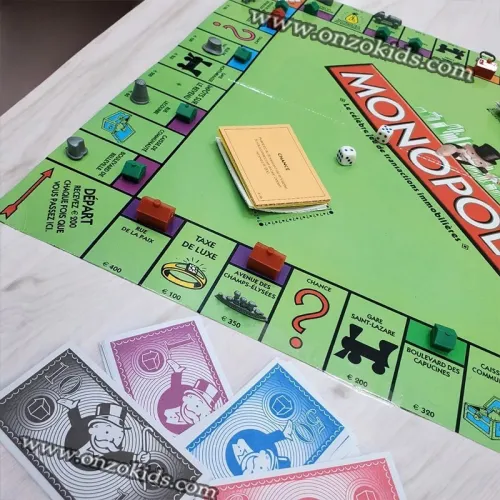 Jeu de société familial Deuxiéme choix Monopoly