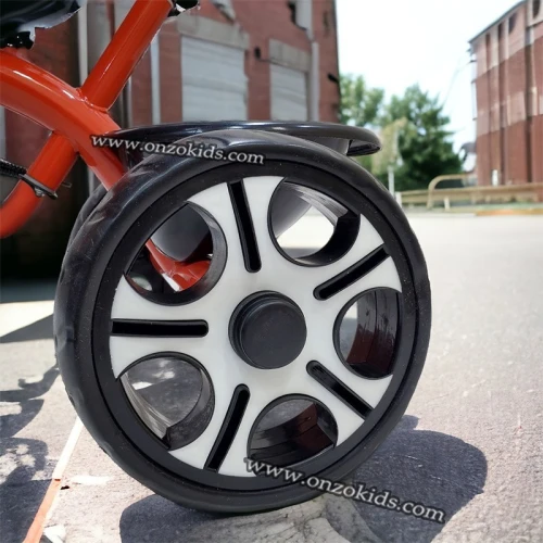 Vélo poussette avec auvent musical