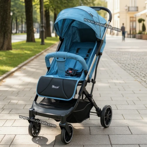 Poussette de luxe Compacte avec cache Pieds pour voyage - Requin