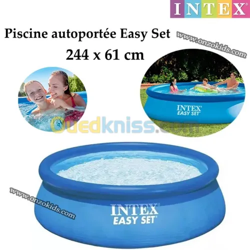 Piscine autoportée Easy Set 244 x 61 cm  Intex