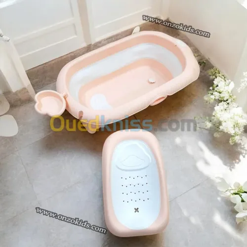 Baignoire pliable avec support réglable pour bébé