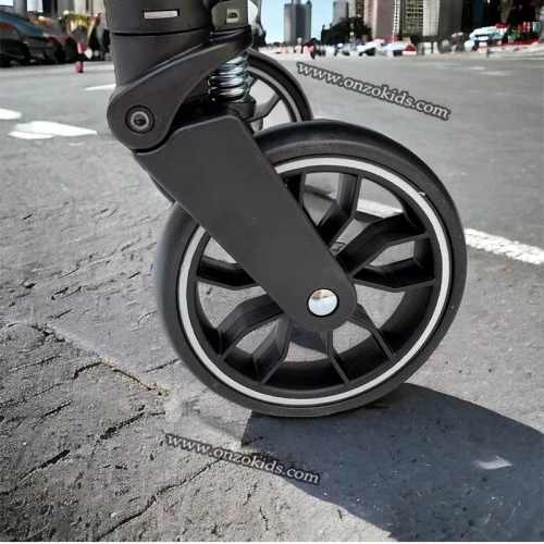 Poussette de luxe Compacte avec cache Pieds pour voyage - kidilo