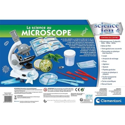 La science au microscope -Clementoni