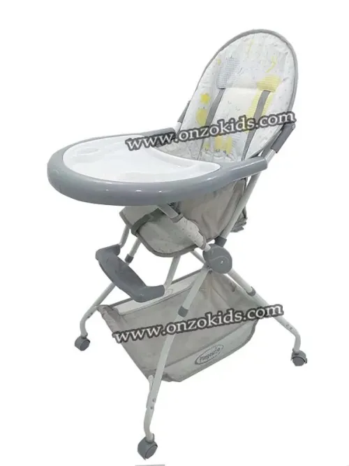 Chaise haute avec roues Pingouin