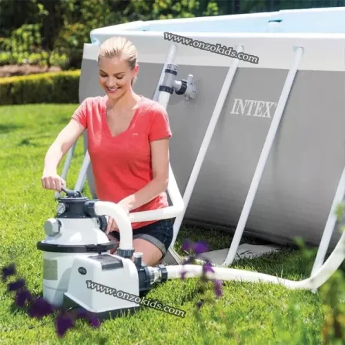 Pompe de Filtration à Sable SX 1500 Pour Piscine Hors Sol - Intex