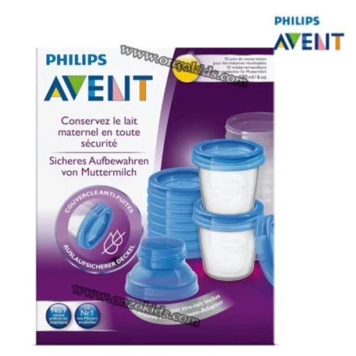 Pots de conservation du lait maternel -Philips Avent