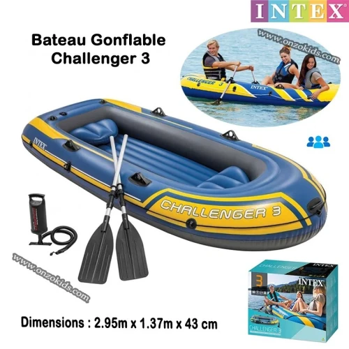 Bateau Pneumatique Gonflable CHALLENGER 3 - INTEX