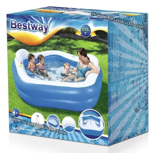 Piscine gonflable pour famille 213 x 206 x 69 cm -Bestway