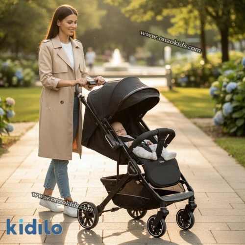 Poussette compacte valise réversible de luxe - Kidilo