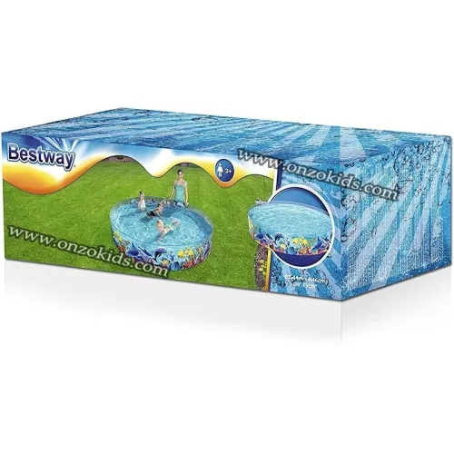 Piscine hors sol ronde Fill n Fun Odissey 244 x 46 cm -Bestway