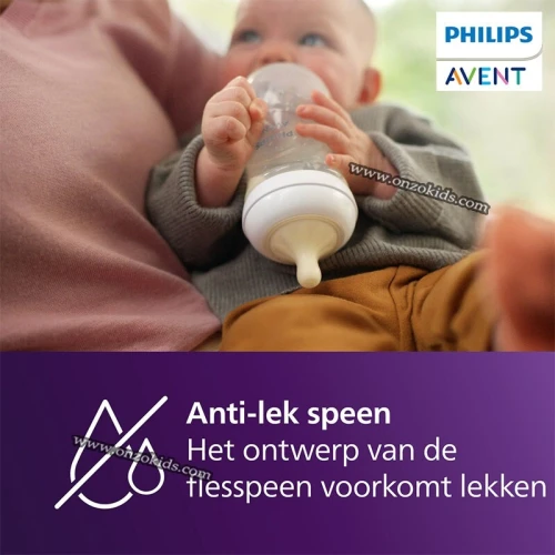 Lot de 3 Tétines Mix et Match Natural Réponse 1m+, 3m+, 6m+ - Avent Philips