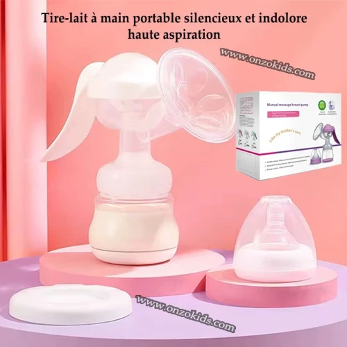Tire-lait à main portable silencieux et indolore, haute aspiration