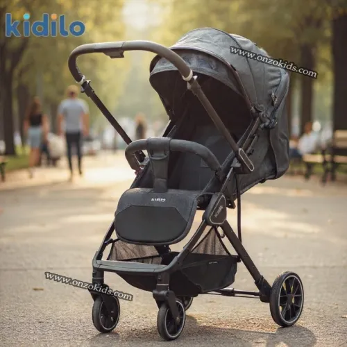 Poussette compacte valise réversible de luxe - Kidilo