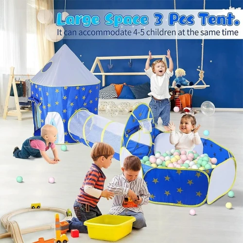 Tente de jeu 3 en 1 pour enfant