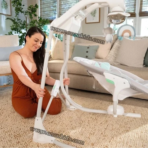 Balancelle électrique pour bébé 5 vitesses - Ingenuity